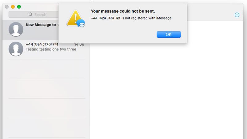 how to send text messages on mac
